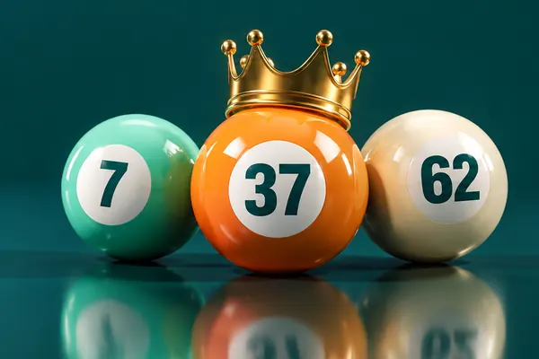 Keno resultat – Kenobollar med nummer 7, 37 och 62
